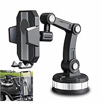 360 Rotatable Car Phone Holder,Car Mount Bracket,Car Suction Cup Windshield for All Phone