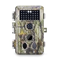 P60 Pro Trail Camera, 48MP 2K Game Cameras with Motion Activated Night Vision Waterproof for Hunting, Wildlife Deer Scouting and Property Security