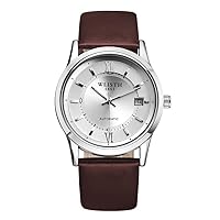Calendar Automatic Mechanical Watch Business Waterproof Watch Steel Plate Mechanical Watch
