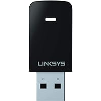 Linksys USB Wireless Network Adapter, Dual-Band wireless Adapter for PC, 600Mbps (AC600) Speed - WUSB6100M