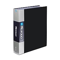 Itoya Original Art ProFolio 8.5x11 Black Art Portfolio Binder with Plastic Sleeves with 180 Pages - Portfolio Folder for Artwork with Clear Sheet Protectors - Presentation Book for Art Display