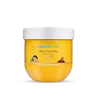 MAMAEARTH Ubtan Nourishing Cold Cream | Glowing Moisturization with Turmeric & Saffron | Face & Body Moisturizer | Deeply Nourishes Dry, Dull Skin | Unisex, All Skin Types | 7.06 Oz (200g)