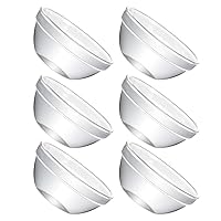 DOITOOL Set of 6 Glass Bowls, 2. 3 x 1. 1 inch Mini Prep Bowls, Stackable Glass Serving Bowls for Dessert, Kitchen Prep, Dips, Salad, Candy Dishes