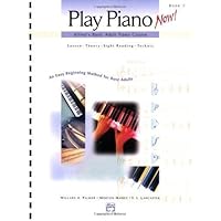 Play Piano Now! Alfred's Basic Adult Piano Course Lesson - Theory - Sight reading - Technic Book 1 unknown Edition by Palmer, Willard A. (2000) Play Piano Now! Alfred's Basic Adult Piano Course Lesson - Theory - Sight reading - Technic Book 1 unknown Edition by Palmer, Willard A. (2000) Paperback Plastic Comb Audio CD