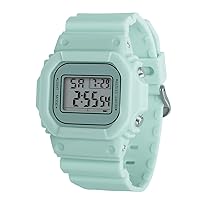 Women Digital Watch Girl Sport Resistant Outdoor Waterproof Electronic Watch with Alarm, Stopwatch, Luminous Night Light Men Boy Military Watch
