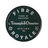 Fibre Royale Hair Styling Wax | Strong Hold Pomade for Thick Hair - Natural Finish for Men & Women, 95g