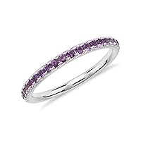 Choose Your Color Gemstone Band Rings 925 Sterling-Silver Beautiful Western Design