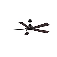 AireDrop WiFi 52 inch Indoor Ceiling Fan with LED Light Kit - Aged Bronze with Reversible Dark Walnut/Cherry Blades