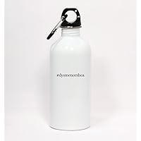 #dysmenorrhea - Hashtag White Water Bottle with Carabiner 20oz