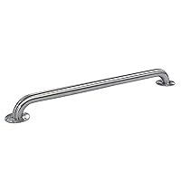 Kingston Brass GB1248ES Designer Trimscape Exposed Flange ADA 48-Inch Grab Bar with 1.5-Inch Outer Diameter, Stainless Steel