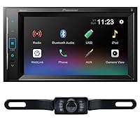 Pioneer DMH-241EX Digital Multimedia Receiver (Does not Play Discs) Bundled with + (1) License Plate Style Backup Camera