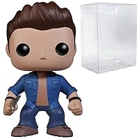 POP Supernatural - Dean Winchester Funko Vinyl Figure (Bundled with Compatible Box Protector Case), Multicolored, 3.75 inches