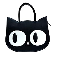 Women's Heart of Gold Handbag Cartoon Cat Eyes Ladies Purse 15