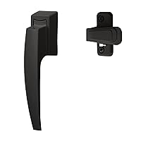 Ideal Security VP Pull Handle with Locking Latch, Storm Door Replacement Handle, Matte Black