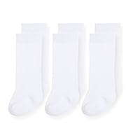 Baby Knee High Socks Thigh High Socks Seamless Cotton Stockings for Newborn Infant Toddler Boys Girls 5 Pairs