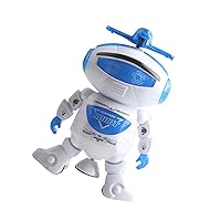 ERINGOGO Robot Toy for Kids Dancing Robot Toy The Flash Toys Electronic Robot Toy Music Model