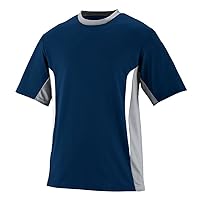 Augusta Sportswear Style 1511 Surge Jersey - Youth (Small, Navy Silver Grey White)