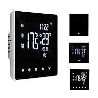 Thermostat for Home,WiFi Smart Thermostat Temperature Controller for Electric Heating LCD Display Touch Screen Week Programmable App Control Underfloor Heating Ther