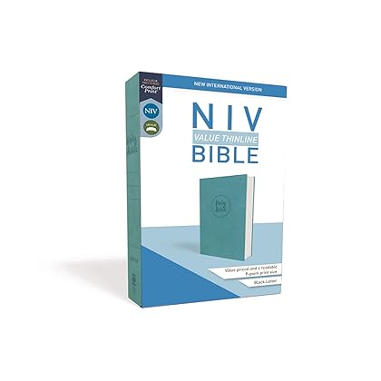 NIV, Value Thinline Bible, Leathersoft, Teal, Comfort Print