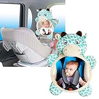New Car Rear Monitor for Baby Safety Car Back Seat Rearview Mirror Cut Useful Adjustable Infant Facing Mirrors Kids Toddler Child Easy Installation (Color Name : Cow)