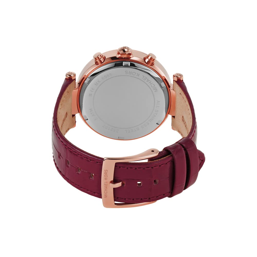 Đồng hồ Michael Kors Mini Parker Champagne Glitz Watch 33mm  MK6056