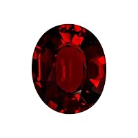 2.35-3.71 Cts of 10x8 mm AAA Oval Step Cut Mozambique Garnet (1 pc) Loose Gemstone