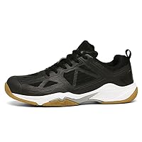 Mens Tennis and Squash Shoes Badminton Shoes -Non-Slip Indoor Racketball Squash Volleyball Training Shoes