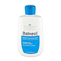 Balneol Hygienic Cleansing Lotion for Women and Men, Soothing Relief to Help With Pain Relief, Itch Relief, and Discomfort for Sensitive Areas, Made in USA, 3 oz