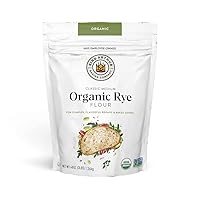 Flour Organic Medium Rye Flour for Complex Flavorful Breads & Baked Goods, 100% Organic Non-GMO Project Verified, 3 Pounds (Pack of 1)