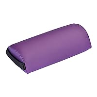 EARTHLITE Bolster Pillow Neck – Durable Massage Bolster, 100% PU Upholstery incl. Strap Handle/Professional Quality for Massage Tables/Back Pain Relief, Amethyst