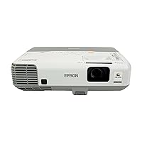 Epson PowerLite 96W 3LCD Projector 2700 ANSI 16:10 WXGA HD HDMI H384A, Bundle HDMI Cable, Power Cable, Remote Control