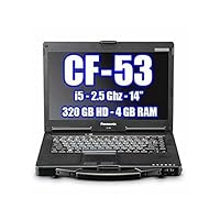 Toughbook Panasonic CF-53 MK1 i5 2.5Ghz 320GB Hard Drive, 4GB Ram, Windows 7 Pro, Non-Touch LCD