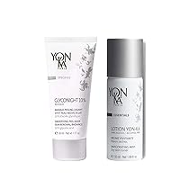 Yonka Yon-Ka Glyconight 10% Peel Masque (50ml/1.77 oz) Anti-Aging Face Mask Hydrating Face Toner Travel Size, Natural Toning Spray for Dry & Sensitive Skin (1.6 FL Oz)