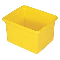 Rubbermaid Commercial Products FG9T8400YEL Organizing Bin, Housekeeping Cart Accessories, 30 quart, Yellow