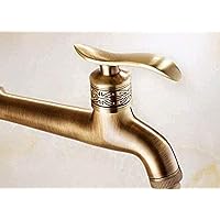 Faucet Garden Faucet All Brass Bronze Finished Washing Machine Faucet Basin Faucet Garden with European Style Faucet