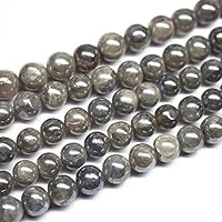 1 Strand Mystic Labradorite Round Ball Smooth 13'' Long Strand Gemstone Beads, Jewelry Supplies for Jewelry Making, Bulk Beads, for Meditation Jewellery Gemstone Size 7.5mm CHIK-STNRD-49583