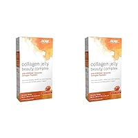 NOW Solutions, Collagen Jelly Beauty Complex, Sweet Orange Flavor, 10 Jelly Sticks (Pack of 2)