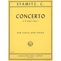 Stamitz - Concerto In D Major Op. 1. For Viola and Piano. Edited by Meyer. by International