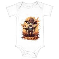 Cartoon Print Baby Jersey Onesie - Unique Baby Bodysuit - Bright Baby One-Piece