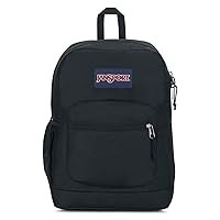 JanSport Cross Town Plus Backpack, Black, One Size