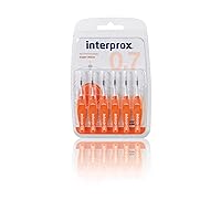 Dentaid Interprox Supermicro 0.7 Interdental Brushes Tynex Fibres Orange Pack of 6