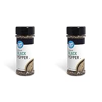 Amazon Brand - Happy Belly Black Pepper, Coarse Ground, 3 ounce (Pack of 2)