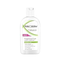 Phisoderm Fragrance Free Cream Cleanser For Sensitive Skin 6 Fl oz (Pack of 4)