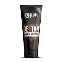 Beardo DeTan Face Scrub for Men, 100 gm | Coffee Scrub for Blackhead, Tan & Dead Cell Removal | Natural Glow | Rejuvenates Skin | Tan Removal Scrub | Exfoliating Scrub for Men