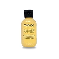 Mehron Makeup 3-D Gel | Gelatin Special Effects Makeup | Halloween FX Makeup & Scarring Gel | Fake Skin for Stage, Screen, Theater, Cosplay, and Halloween (2 Ounce, Clear)