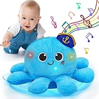 Crawling & Walking Baby Toys 6 to 12 12-18 Month Musical Plush Octopus Light up Voice Control Dancing Infant Toys 0 12 7 8 9 10 Month 1 2 3 Year Old Boy Girl Tummy Time Sensory Toddler First Gift