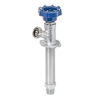 Eastman 4 Inch Frost Free Sillcock, 1/2 Inch MIP x 1/2 Inch C, Blue, 80219