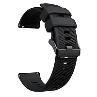 Wrist Straps for Polar Vantage M/M2 Smart Watch Band for Polar Grit X Pro Watchband Silicone 18 20 22mm Bracelet (Color : Coal Black, Size : 22mm)