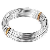 Gemstone Wrapping Jewellery Finding Wire | 10 feet, 32 Gauge | 925 Silver Plated Round Wire for Jewelry Making | DIY Home Decor Arts and Crafts Cord Metal Thread