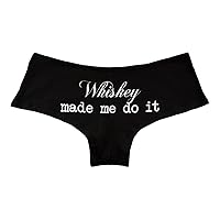 Whiskey Made Me Do It Funny Women's Boyshort Underwear Panties